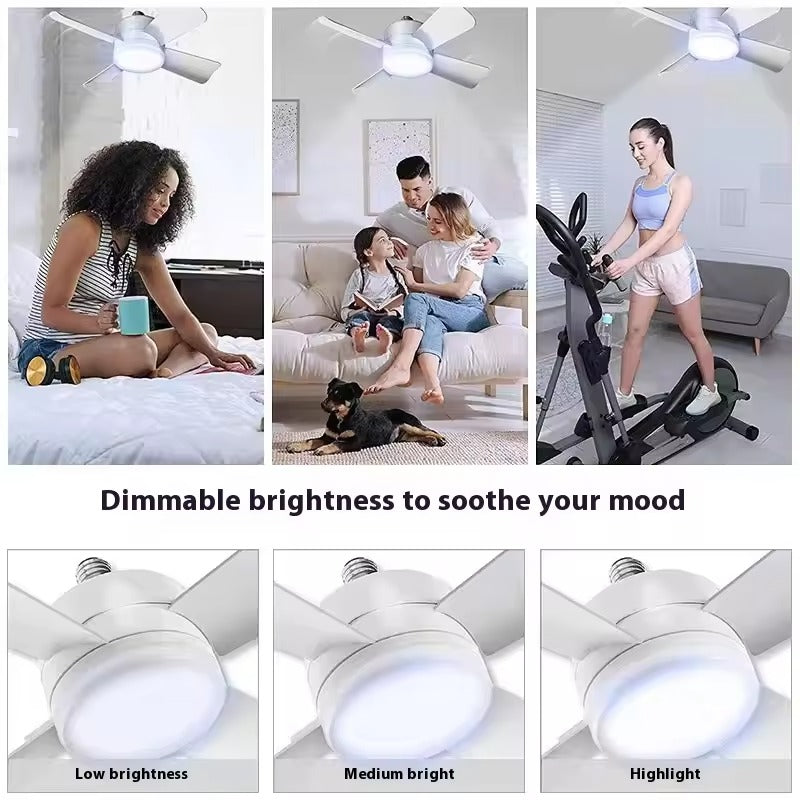 Socket Fan Light with Remote